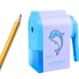 Temperino a manovella Delfino Blu