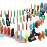 Domino in legno colorato – gioco di abilità e logica per bambini