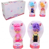 Bambola per bambine 16 cm, 4 colori, 12 pezzi