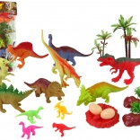 Set di dinosauri con accessori