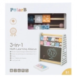 Abaco in legno 3 in 1 con lavagnetta e numeri