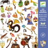 Djeco adesivi metallizzati – regno