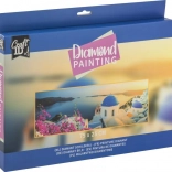 Pittura diamantata Santorini 75 × 25 cm