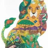 Puzzle sagomato leone 350 pezzi