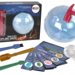 set archeologico scavi con minerali e carte educative