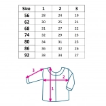 giacchino per neonati con bottoni New Baby Oliver blu 68