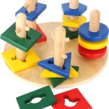 Torre motoria in legno con forme geometriche SMALL FOOT