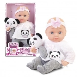 Bambola NATALIA bebè 33 cm con giocattolo