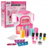 Set per smaltare le unghie per bambini 6+ con asciugatrice interattiva e accessori