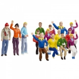 figurine tifosi 1:32 – set 15 pz per piste elettriche