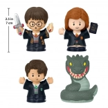 set di figure little people harry potter: la camera dei segreti (confezione da 4)