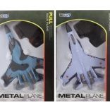 Aereo in metallo a batteria con meccanismo a retrocarica