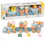 Trenino in legno da tirare Ocean CLASSIC WORLD – puzzle montessori