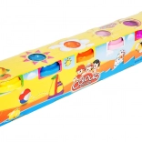 plastilina in tubetto, set da 6 colori