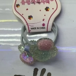 Set di elastici per capelli con motivo a fungo