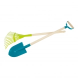 Small Foot set di attrezzi da giardino per bambini – vanga e rastrello