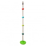 Corda da arrampicata per bambini con dischi e altalena circolare 2Kids Toys