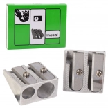 Affilatrice metallica doppia per pastelli sottili e spessi