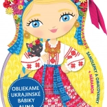 Vestiamo le bambole ucraine Alina – libro da colorare e adesivi