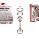 Rompicapo metallico a filo – difficoltà 3 (mix di motivi)