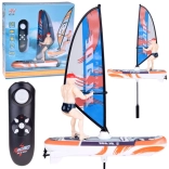 Windsurf RC con illuminazione LED – giocattolo acquatico telecomandato – modrá