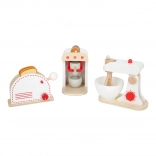 Small Foot set di elettrodomestici da cucina in legno (3 pz)