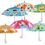 Ombrello per bambini a scatto 66 cm – colorato