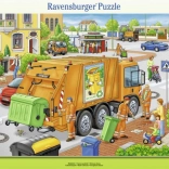 Ravensburger Puzzle Camion dei rifiuti 35 pezzi