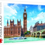 Puzzle 2000 pezzi – Big Ben e ponte di Westminster, Londra – Trefl