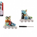 Mini pattini a dito con cacciavite - mix di colori