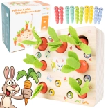 Gioco di abilità in legno Dopasuj Marchewkę