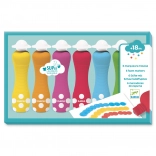 Djeco colori in spugna con applicatore a tampone per bambini