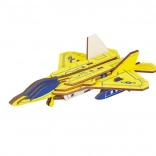 Puzzle 3D in legno modello F22 Raptor