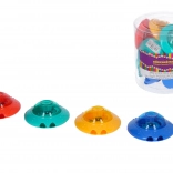 Temperamatite rotondo a due fori con serbatoio