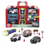 Set SOS micro con torcia – mini vigili del fuoco, polizia e ambulanza