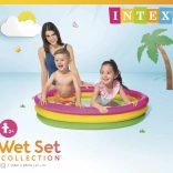 Intex piscina gonfiabile per bambini 147 × 33 cm con tre anelli