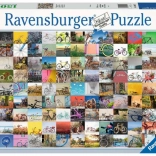 Puzzle Ravensburger 99 biciclette 1500 pezzi