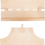 Small foot pista in legno – incrocio a T