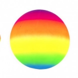 Palla di gomma arcobaleno 23 cm