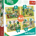 Puzzle Treflíci: Divertimento 4v1