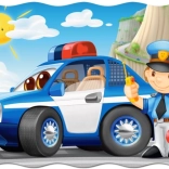 Puzzle Maxi Polizia 20 pezzi