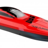 RC motoscafo veloce 2,4 GHz 42 cm con doppio ponte, 30 km/h