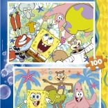 EDUCA Puzzle Sponge Bob 2x100 pezzi