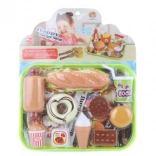 Set di cibo in plastica con donut per bambini