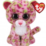 TY Beanie Boos mascotte leopardo rosa 15 cm