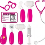 set medico rosa per bambini