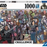 Puzzle Ravensburger Star Wars Mandalorian Sfida 1000 pezzi