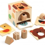 Puzzle in legno BoNBasic con animaletti