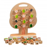 Lucy & Leo albero di legno da infilare – set Montessori da lacing
