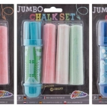 Gessetti da marciapiede jumbo con portagesso, 3 pz